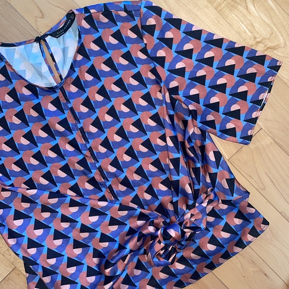 Zara Woman XS blouse faux wrap top - Picture 3 of 8